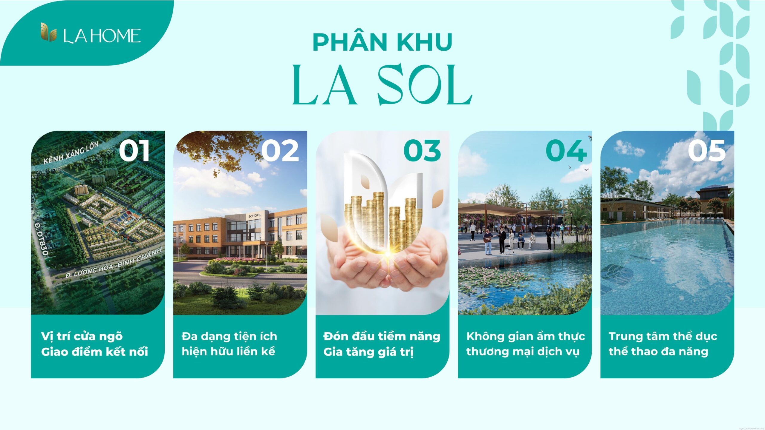 LA Sol LA Home - Phân khu đầu tiên mở bán chỉ 2,99 tỷ/căn