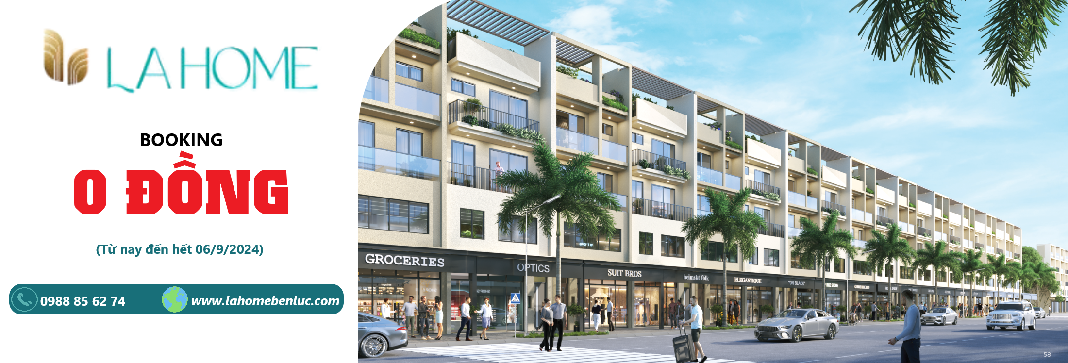 LA Home: Sở hữu nhà phố vị trí đẹp, đầu tư từ booking 0 đồng!