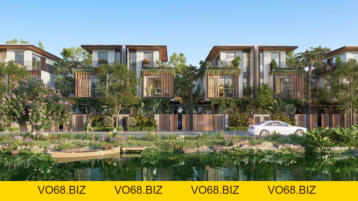 Biệt thự ven kênh LA Home, sống sang giữa lòng thiên nhiên