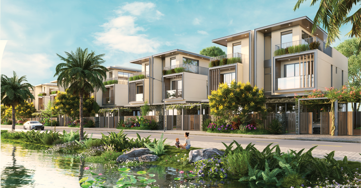 Biệt thự ven kênh LA Home, sống sang giữa lòng thiên nhiên