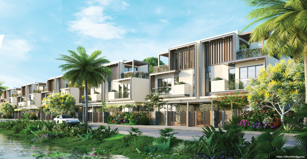 Biệt thự ven kênh LA Home, sống sang giữa lòng thiên nhiên